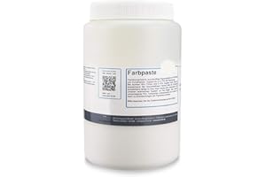 DD Composite Farbpaste 1kg reinweiß RAL 9010 Pigment hochkonzentriert für Kunstharze Epoxidharz Resin Polyesterharz Gießharz farbintensiv deckend