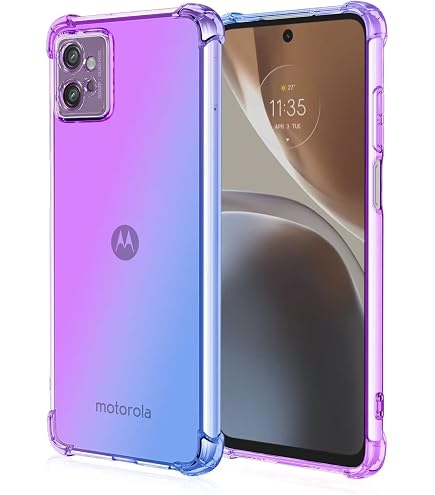 SEAHAI Cover Per Motorola Moto E20 - Custodia Ultra Sottile In TPU Con Effetto Glitter Marmo Viola - Antiurto E Morbida - 4