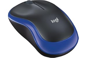 Logitech M185 Ratón Inalámbrico, 2.4GHz con Mini Receptor USB, Batería de 12 Meses, Seguimiento Óptico con Resolución de 1000