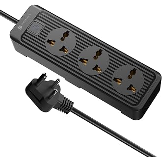 Portronics Power Plate 21 Extension Board with 3 Univer...