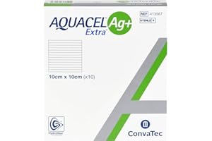 ConvaTec (Germany) GmbH AQUACEL Ag + Extra 10 x 10 cm impacchi 10 St