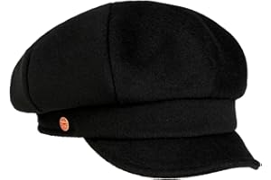 Mayser Women's Balloon Hat Peaked Cap Wide Fit Visor Made in EU Autumn Winter