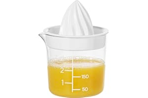 GastroMax Zitruspresse - Einfaches Entsaften von Limetten, Zitronen und Orangen - ml-Markierungen - Langlebiger SAN-Kunststoff - Spülmaschinenfest - BPA-frei - Hergestellt in Schweden