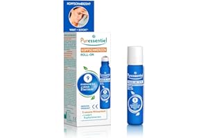 ‎PURESSENTIEL Puressentiel – Alltagsbeschwerden - Kopfschmerzen-Roll-on mit 9 ätherischen Ölen - schmerzlindernd - 5 ml