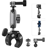 TELESIN Motosiklet Gidonu Bisiklet Montaj Kelep&ccedil;eleri i&ccedil;in GoPro Hero 13 12 11 10 9 DJI OSMO Action 5 Pro 4 3 Insta360,360&deg; &Ccedil;
