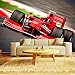 Produktbild Fototapete Formel 1 Vlies Tapete Wandtapete - Tapete - Moderne Wanddeko - Wandbilder - Fotogeschenke - Wand Dekoration wandmotiv24 Größe: XXL 400 x 280 cm - 8 Teile - Vlies
