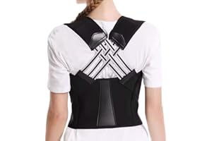 Zceplem Piastra per la schiena – Correzione della postura delle spalle traspirante | Piastra per la schiena lavabile per prevenire la formazione di gobbe, fascia per la schiena per uomo e donna, per