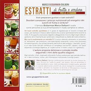 Estratti di frutta e verdura per le 4 stagioni