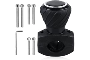 MEYAGOT Toupie de Guidon Universelle, Bouton de Volant Universel 360°, Bouton de Guidon, Aide au Guidon, Bouton Rotatif Universel pour Voiture, Tracteur, Camion, Voitures et Tondeuse Autoportée