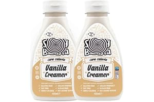 EFICCI Vanilla Coffee Creamer Bundle – 2 × 425 ml Bottles with E‑Ficci Thank You Card – Sugar Free Non‑Dairy Creamer