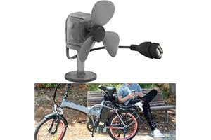DYSTOPIAWORLD Portable Wind Turbine Outdoor Power Bank with USB Charging for Car Electric Vehicles Mood Light Outdoor