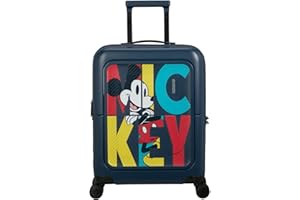 American Tourister Dashpop Disney - Spinner S, Rozszerzalny bagaż podręczny, 55 cm, 41/47 L, Wielokolorowy (Mickey Pop Letters)