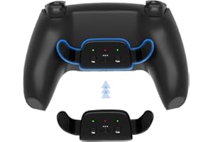 KD.FLY Back Paddles Programable Remap Kit for PS5 Controller, RISE2 Back Buttons for PS5 Controller BDM-010 & 020 & 030, Upgrade 2 Back Buttons Attachments Support Mapping, Turbo and Combo Function