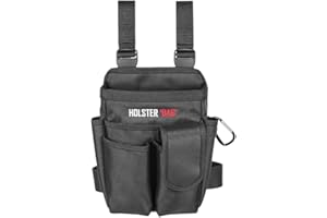 Holster Bag – Robuste Werkzeugtasche Gürtel | Gürteltasche für Elektriker, Handwerker, Bauarbeiter, Zimmerer & Heimwerker | Praktischer Werkzeug Organizer