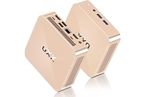 UXX Mini PC Windows 11 Pro Supporto 512GB SSD Expansion, 8GB RAM Intel N5095 Desktop Computer 256GB SSD, Piccolo PC Gaming 4K IPS HDMI UHD Dual Display, BT, 2.4/5G WiFi, USB 3.0