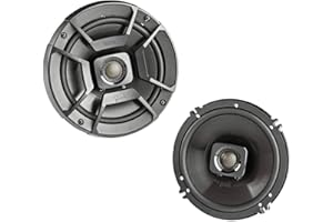 Polk Audio DB652 DB+ Series 16,5 cm Koaxial-Lautsprecher für Auto und Marine, 2-Wege-Boot- & Auto-Audio-Lautsprecher, 40-22 kHz Frequenzgang, Polypropylen-Woofermembran und 1,9 cm