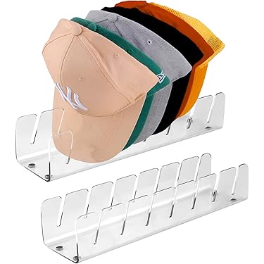 2 Contenitori Impilabili Per Cappelli Da Baseball, Possono Contenere Fino A 24 Cappelli~p143485137