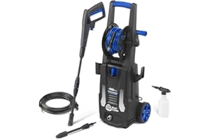 AR Blue Clean Idropulitrice ad Alta Pressione e-1600 HRD con Sonda Sturatubi (1600 W, 125 bar, 420 l/h)