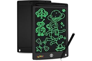 Toysbuddy Re-Writable LCD Writing Tablet Pad with Screen 21.5cm (8.5Inch) for Drawing, Playing, Handwriting Best Birthday Gif