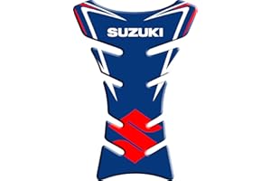 TANKPAD Autocollants de protection en résine à effet 3D pour réservoir de moto Suzuki