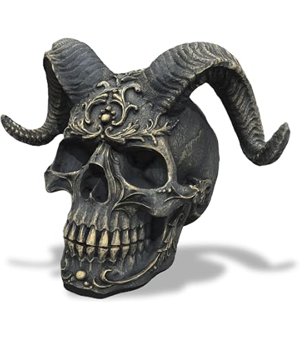 Generisch Totenkopf-Figur, Totenkopf-Harzstatue | S Produktbild-Vorschau 5