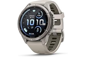 Garmin fenix® 9 Pro, inReach®, Titanium, LTE, 43mm, Fog Gray band