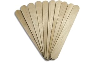 ‎TIGA-MED 500 Stück Einmal Mundspatel Holz Holzmundspatel 15cm unsteril Spatel geeignet auch f. Bastler Hobby Original Tiga-Med