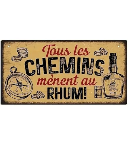 Lot De 2 Plaques Métal Rétro Recettes Cocktails – Affiche Murale Vintage 19,5×29,5 Cm Pour Bar, Café, Pub Ou Maison