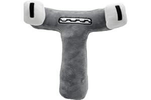 bdao gift Alphabet Lore Plush T,Alphabet Sweets,Soft Alphabet Lore Stuffed Dolls Educational Letter Toys,Stuffed Figure Doll for Kids and Adults,Toy for 1 2 3 year old Boys/Girls, (T)