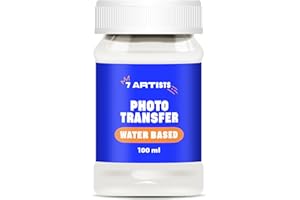 7 Artists Photo Transfer Potch 100 ml Gel Medium Photo Transfer | Colla Trasferimento Foto | Gel per Trasferire Immagini su Stoffa