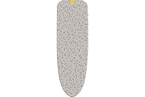 Joseph Joseph Housse de Table à Repasser 135 x 45 cm, 100% Coton, Facile à Changer, pour Planche Glide Max, Beige/Noir