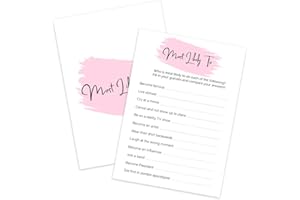 ZEDEV Birthday Party Game - Most Likely to, Girl Birthday Party Activity Favor, Set of 20 Games Cards, Teen Girls Birthday Supplies, Activity, Decorations -B09