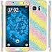 Produktbild 2 x Glitzer-Folienset für Samsung Galaxy S7 Edge rainbow PhoneNatic Schutzfolien