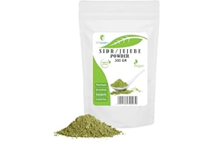 ‎ETC COSMETIC`S SIDR (JUJUBE) PULVER - 300gr - Ein natürliches Reinigungsmittel Pflanzenpulver | Geeignet für alle Haartypen, auch für dünnes, schwaches und strapaziertes Haar 100% rein und natürlich (300 Gr)