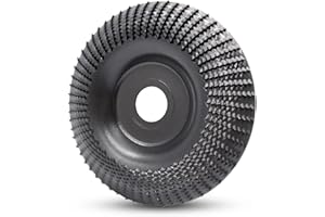 LIBERSHINE Muela Amoladora, 110mm Disco Abrasivo de Madera, Amoladoras Angulares de Carburo de Tungsteno, Lijado Rápido y Robusto de Madera Apto Para Amoladoras Angulares con Varilla Interior de 22 mm