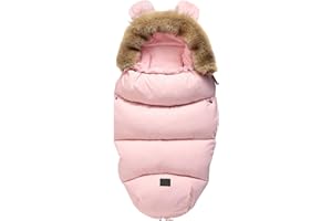 MSUITABLE Sacchi Termici Passeggini Universale Sacco A Pelo per Passeggino Impermeabile e Antivento Adatto per Passeggini, Carrozzine, Seggiolini Auto, Culla