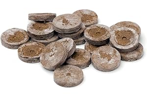 GREEN24 Lot de 10 pastilles de tourbe fabriquées par Jiffy® - 44 mm - Avec instructions (français non garanti)