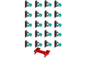 GRTLPOK Button Fix Support de type 2 avec bouton amélioré x20 + 1 outil de marquage