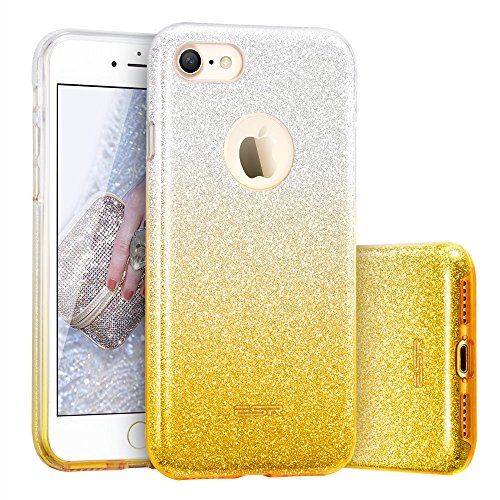 Funda iPhone 7  ESR C  rcasa Resistente Llamativa  Protecci  n a la Pantalla  Logo Protegido  Apple iPhone 7 -Oro Gradual