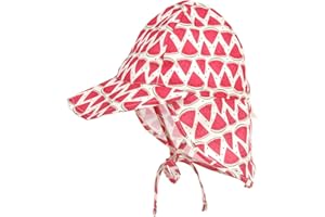 LACOFIA Sombrero de Playa de protección Solar para bebé Gorro de Verano de Solapa Ajustable Super Suave para niños
