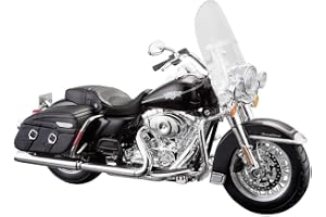 Bauer Spielwaren 2049728 Maisto Harley-Davidson FLHRC Road King Classic 2013: Motorcykelmodell 1:12, med styrning, rörligt st