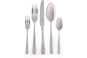 vivo by Villeroy & Boch, Voice Basic posate da tavola, 30 pzper max 6 persone, acciaio inox, inossidabili, lavabili in lavastoviglie