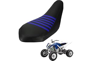 BIUGERCN Housse de siège de moto universelle pour ATV Compatible avec Raptor 700/700R 2006-2024 de remplacement pour le numéro OEM 1PE-F4731-21-00/1PE-F4731-22-00 Housse de siège ATV en PVC