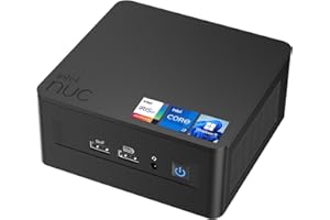 NENCHIN Intel NUC 13 PRO NUC13ANHi7 Arena Canyon, CPU de 13ª generación, 32 GB de RAM, SSD de 2 TB, Intel Core i7-1360P, Win 11 Pro Mini Ordenador de sobremesa, 8K/4K UHD, Gigabit Ethernet/WiFi 6/VESA