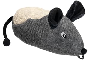 Karlie 46385 Rascador para Gato Raton, 40 cm, Gris