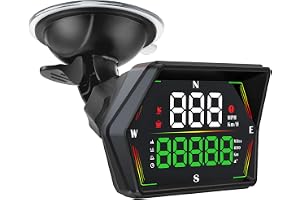 Tomantery Bil GPS-hastighetsmätare, Universal Digital Head-Up-display med överhastighetsvarning, Automatisk Ljusstyrkajusteri