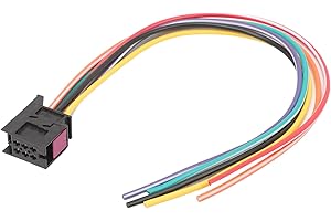 FanPaYY Kit de réparation de faisceau de feu arrière, 21cm prise de connecteur de faisceau à 6 broches compatible avec A1 Q3 6Q0937702