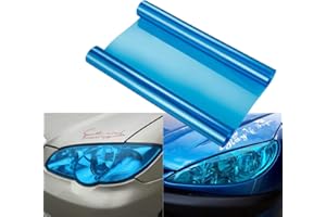 NewL Film Autocollant en Vinyle - 30,5 x 122 cm - pour Feux de Brouillard et Feux arrière de Voiture (Bleu)