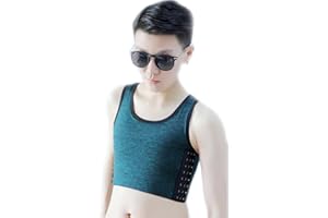 BaronHong Tomboy Trans Lesbijska bawełniana opaska na klatkę piersiową Plus Size Short Tank Top z mocniejszą taśmą gumową