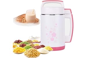 DAETNG 2L Multifunktions-Sojamilchmaschine Reispastenmaschine, Edelstahlfilterfreie automatische Heizung Sojamilchpresse, Intelligentes Bedienfeld, 800W